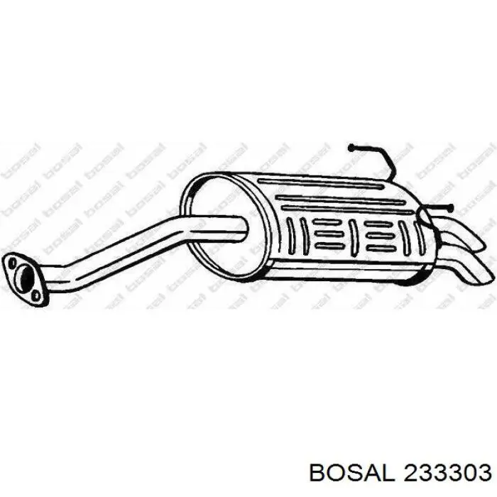 Глушник, центральна частина 233303 Bosal