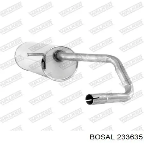 233635 Bosal Глушник, задня частина