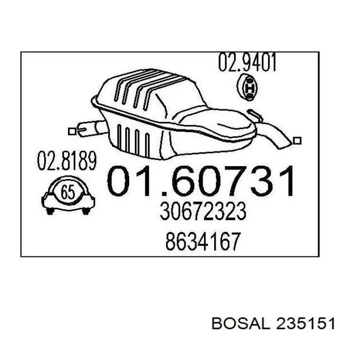  235151 Bosal