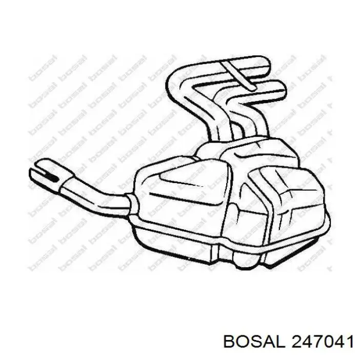 Вихлопна труба MTS 0160391 ціна, від 248.69 USD