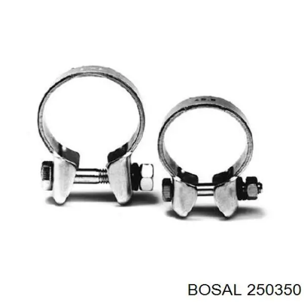 Купити 250350 Bosal Хомут кріплення глушника передній