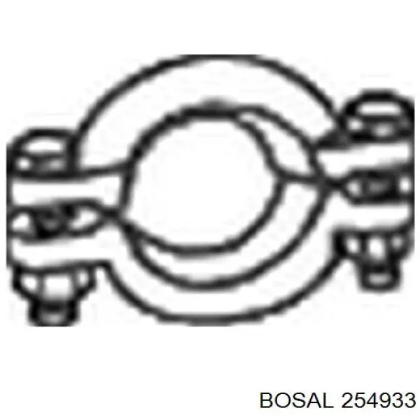 Купити 254933 Bosal Хомут кріплення глушника передній