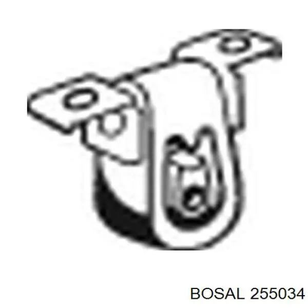 255034 Bosal подушка кріплення глушника