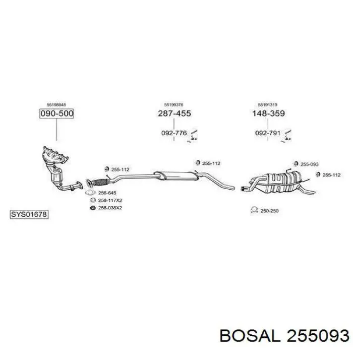 Купити FT84506 Fast Подушка глушника