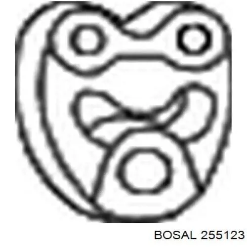255123 Bosal подушка кріплення глушника