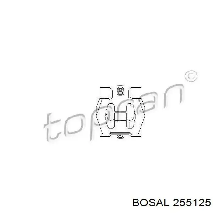 Купити 255125 Bosal Подушка глушника