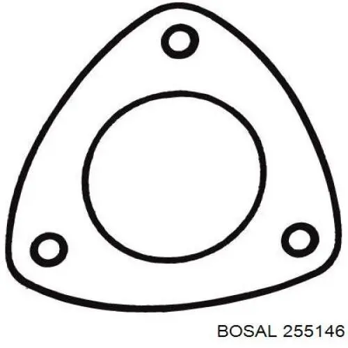 255146 Bosal подушка кріплення глушника