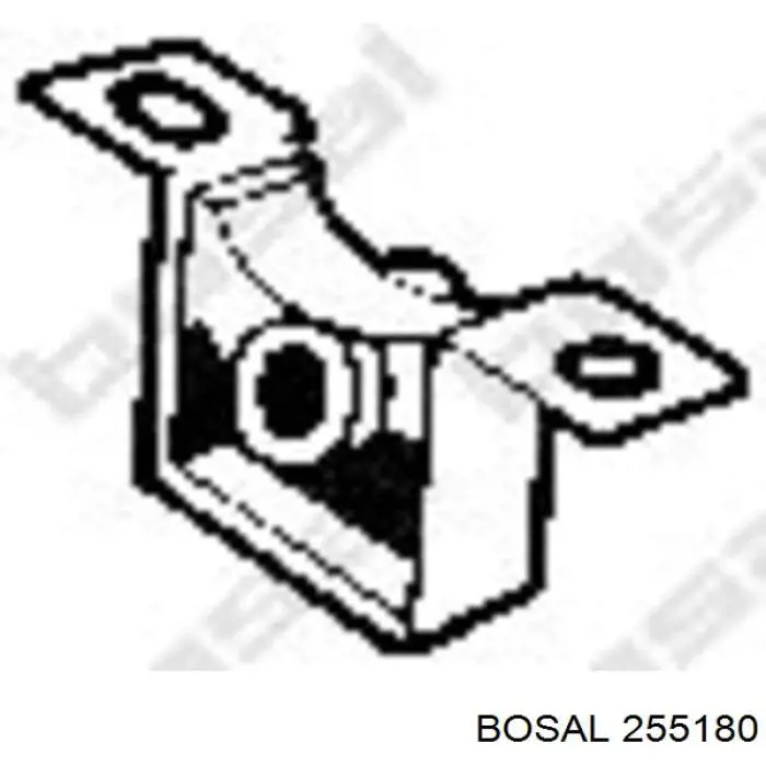 Подушка кріплення глушника Bosal 255180 ціна, від 7.54 USD