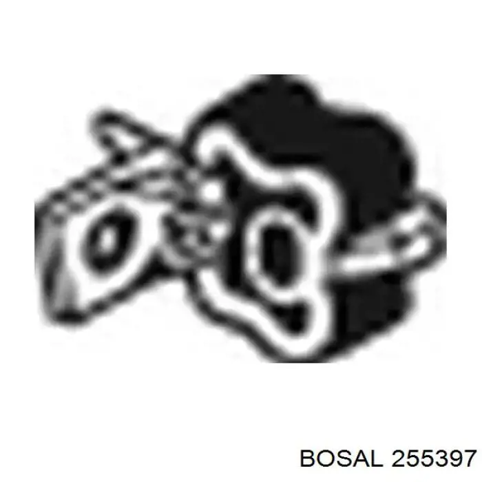 Подушка глушника 255397 Bosal