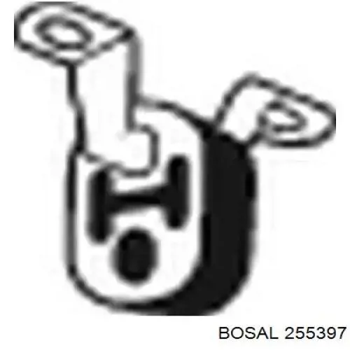 Подушка кріплення глушника Bosal 255397