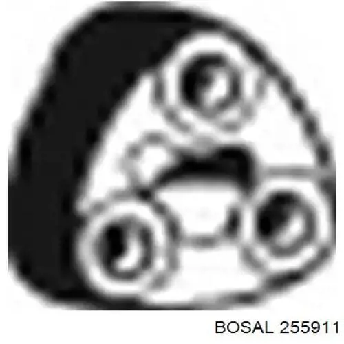 Подушка глушника 255911 Bosal