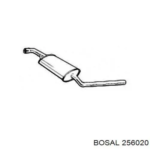 Купити 256020 Bosal Прокладка до глушника