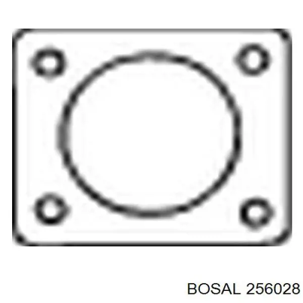 256028 Bosal прокладка прийомної труби глушника