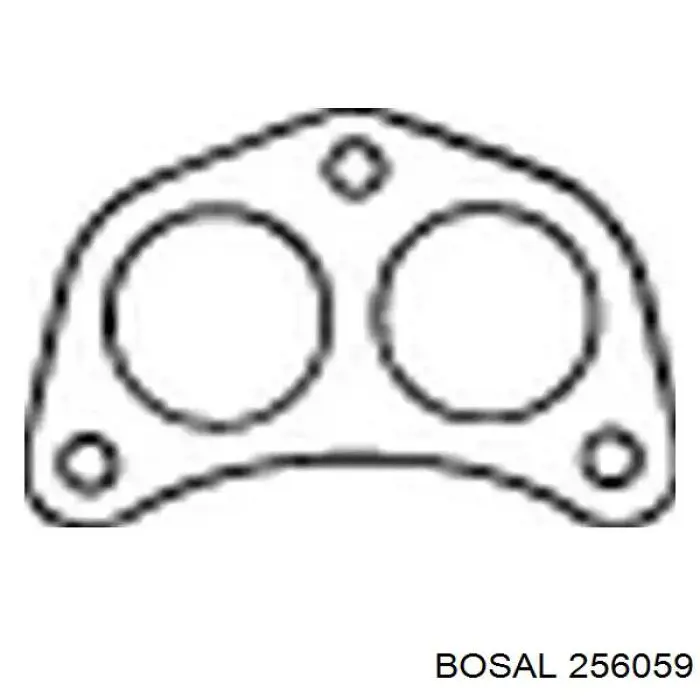 Прокладка каталітізатора (каталітичного нейтралізатора) Bosal 256059 ціна, від 1.75 USD