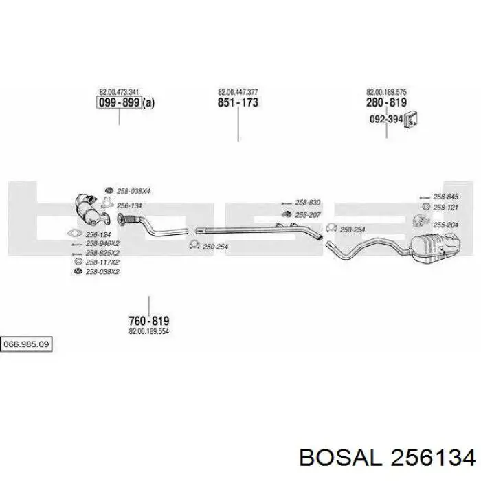  256134 Bosal