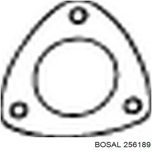 256189 Bosal прокладка прийомної труби глушника