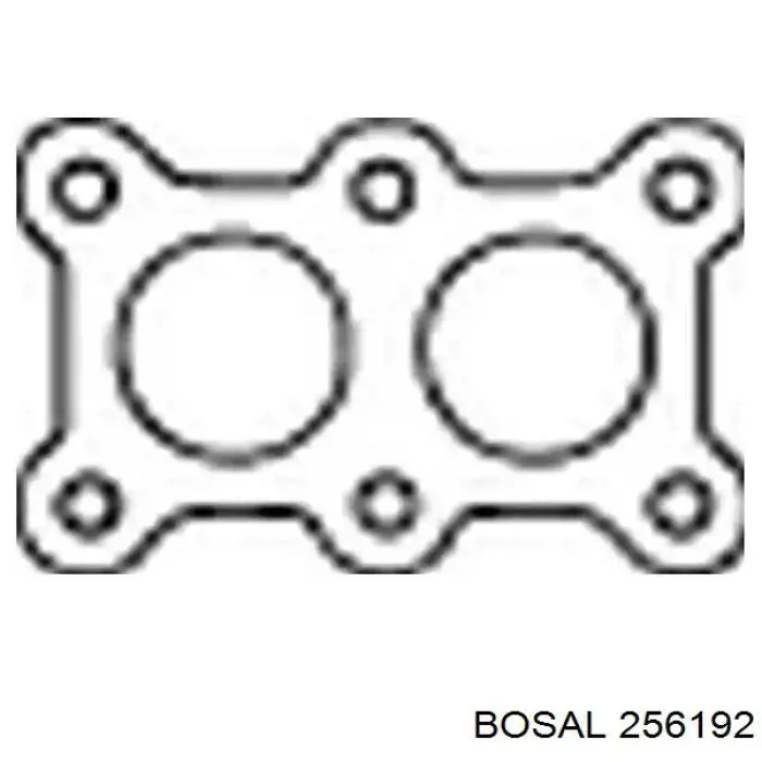 256192 Bosal прокладка прийомної труби глушника