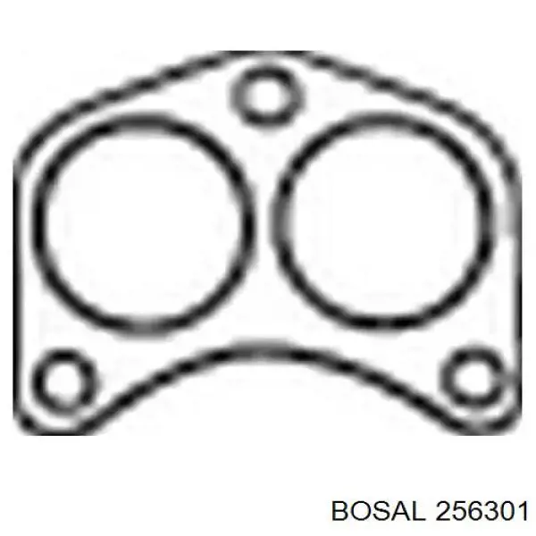 Прокладка глушника 256301 Bosal