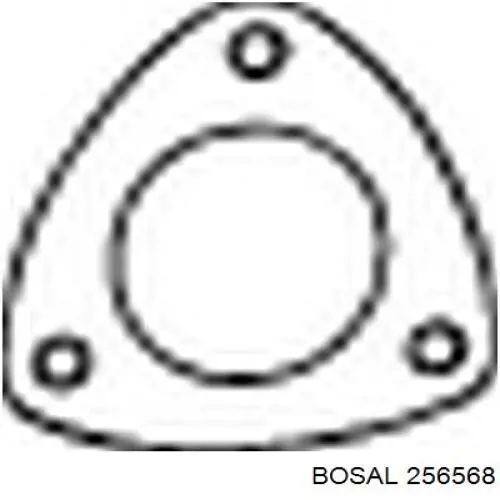 256568 Bosal прокладка прийомної труби глушника
