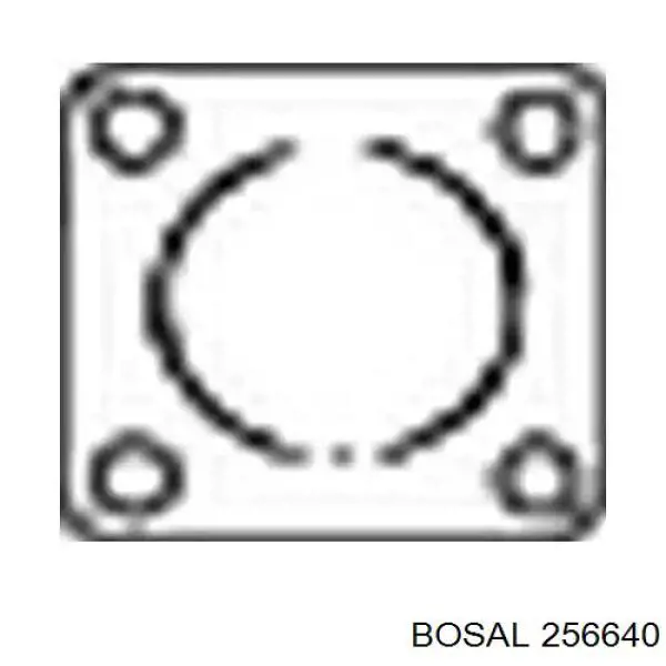 Прокладка прийомної труби глушника Bosal 256640 ціна, від 1.52 USD