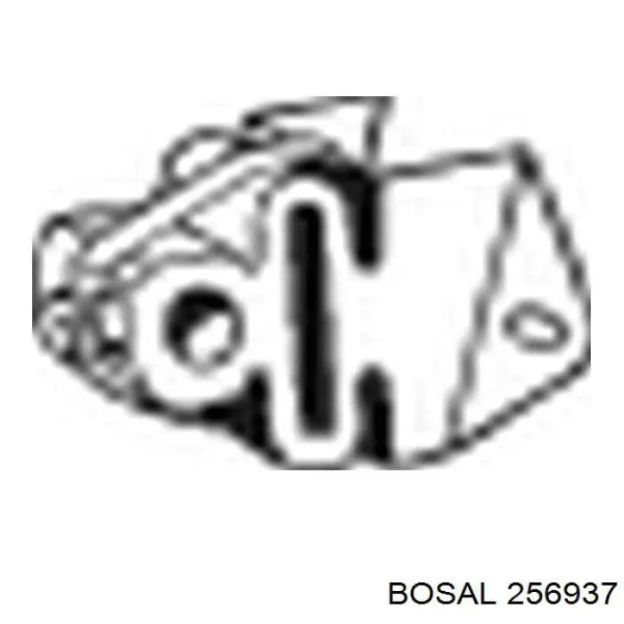 Кільце приймальної труби глушника 256937 Bosal