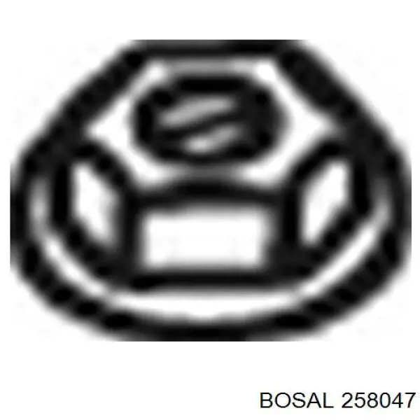 Гайка кріплення приймальної труби глушника (штанів) Bosal 258047 ціна, від 0.73 USD