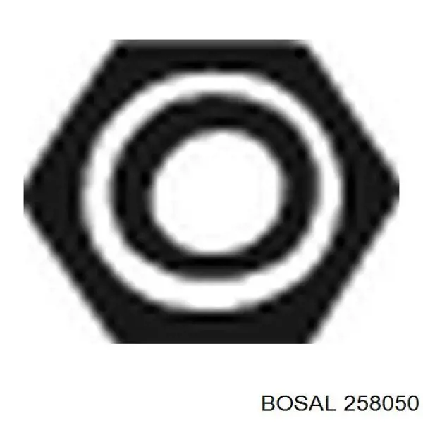 Купити 258050 Bosal Гайка кріплення приймальної труби глушника (штанів)