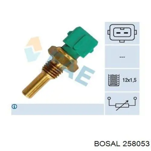 Болт / гайка кріплення Bosal 258053