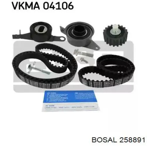 Комплект ГРМ Bosal 258891 ціна, від 91.11 USD