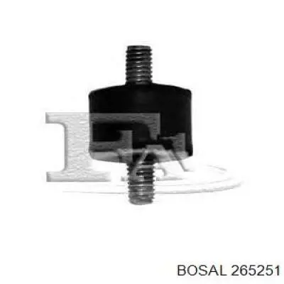 Купити 265251 Bosal Хомут кріплення глушника передній