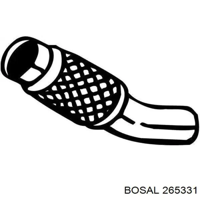 265331 Bosal гофра глушника
