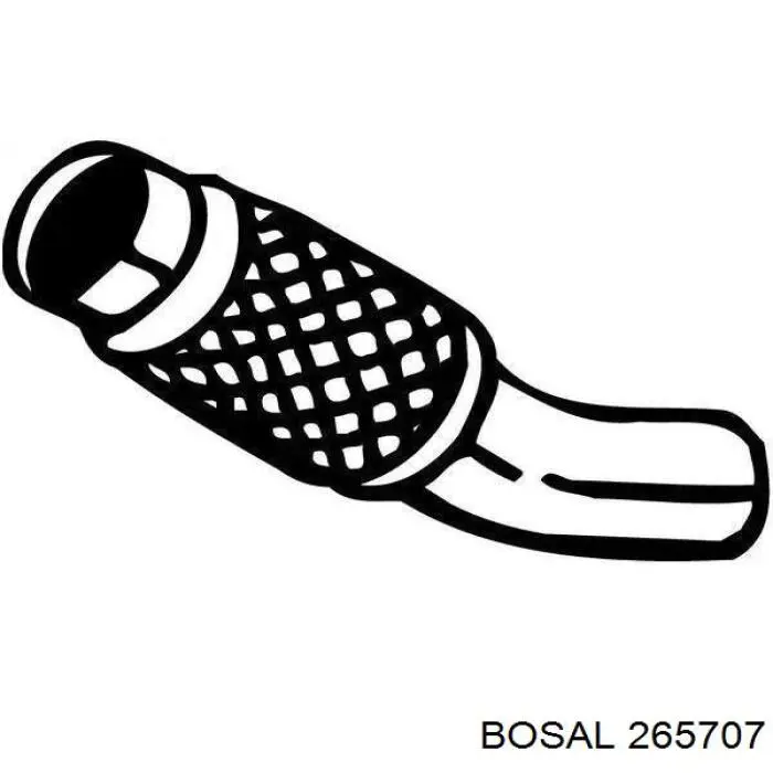 Гофра глушника 265707 Bosal