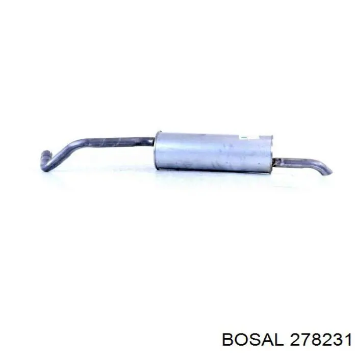 Глушник, задня частина 278231 Bosal