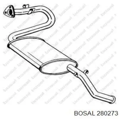 Купити 280273 Bosal Вихлоп