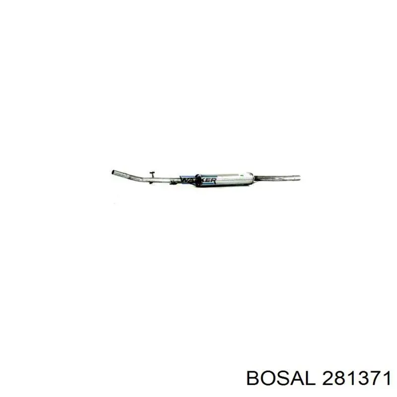 Купити 281371 Bosal Вихлопна труба
