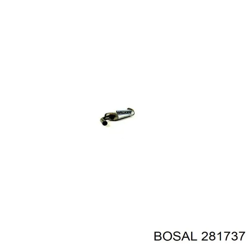 281737 Bosal глушник, центральна частина