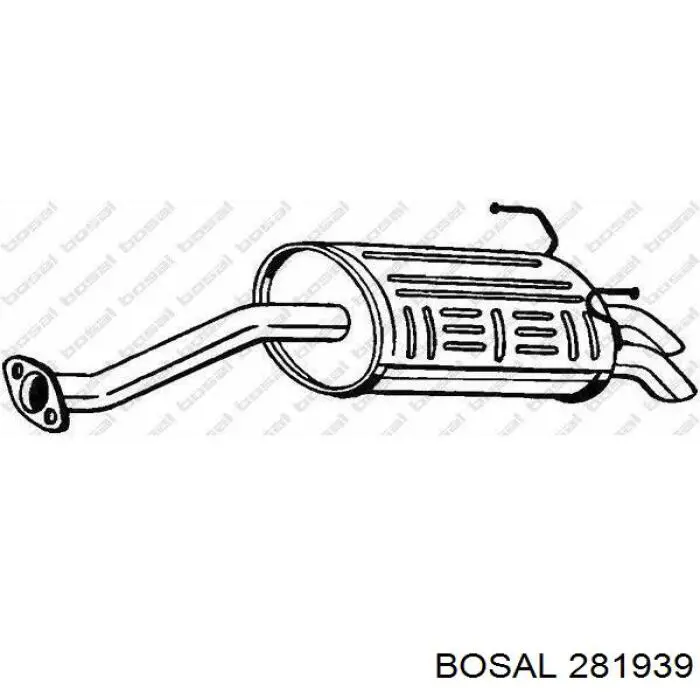 281939 Bosal Середній глушник
