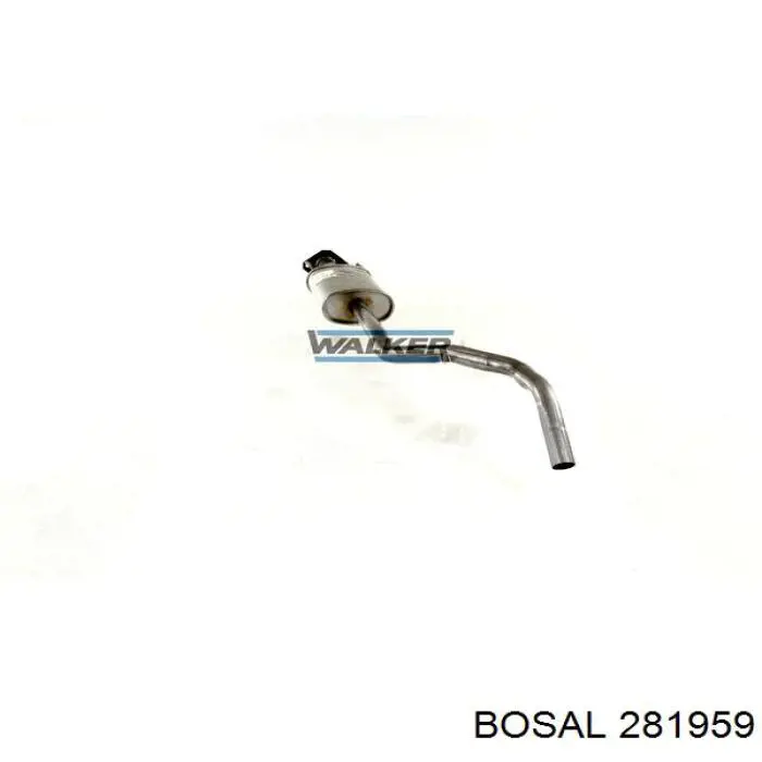 Купити 281959 Bosal Вихлопна труба