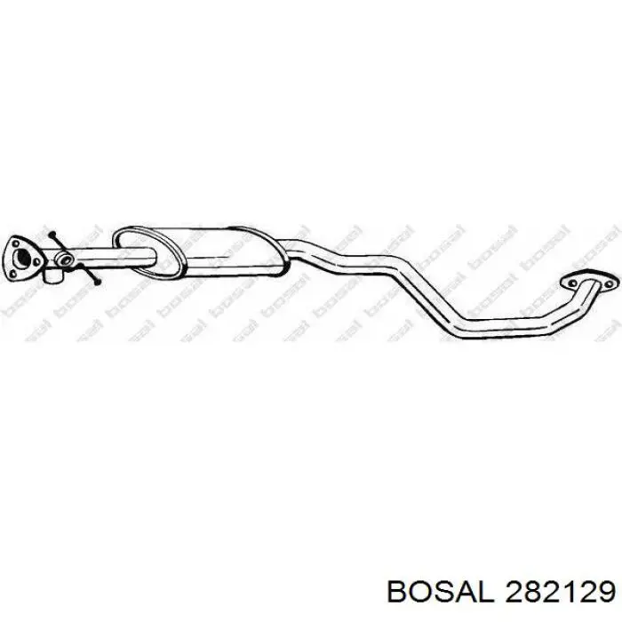 Глушник Bosal 282129 ціна, від 53.14 USD