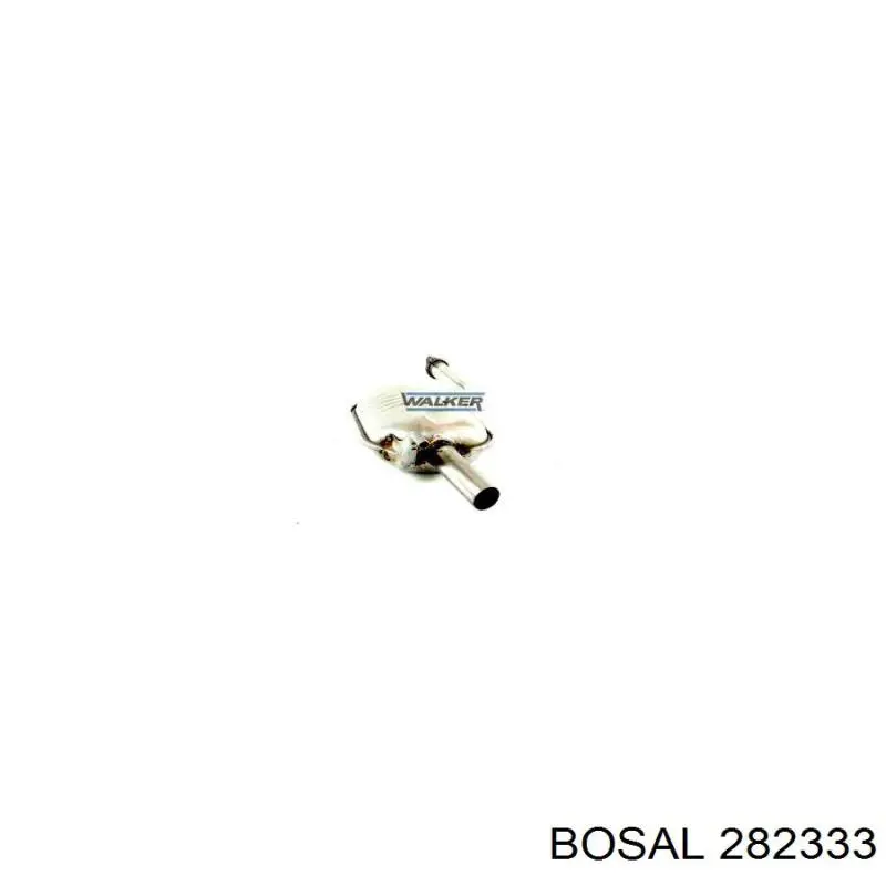 282333 Bosal глушник, задня частина