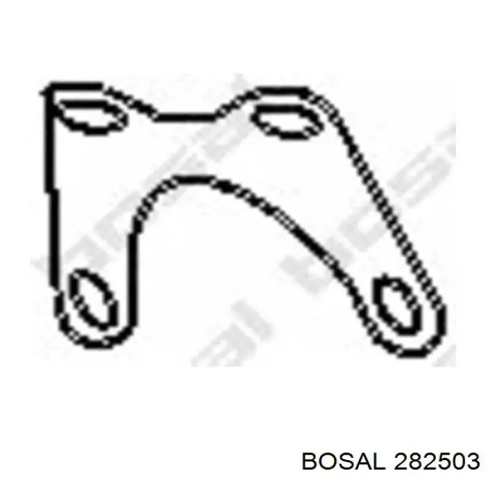 Глушник Bosal 282503 ціна, від 44.28 USD