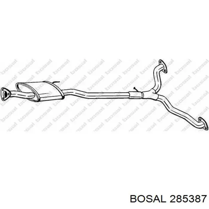 Глушник General Motors 96629168 ціна, від 181.36 USD