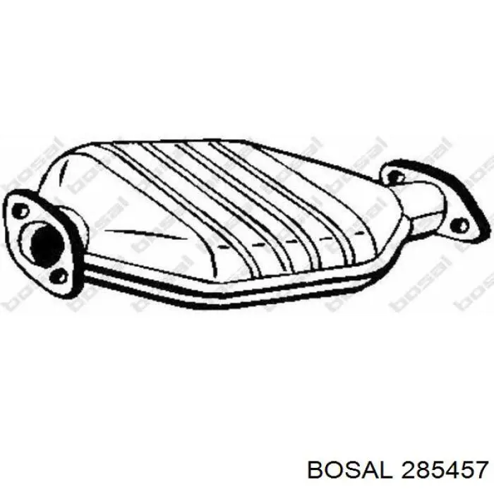 Глушник, центральна частина Skoda Octavia (A5, 1Z5) (Шкода Октавіа)