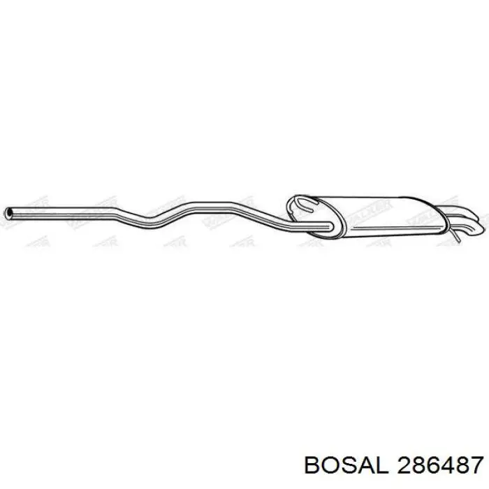 Купити 286487 Bosal Вихлоп