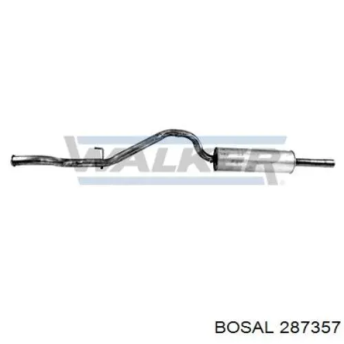 Вихлопна труба Bosal 287357 ціна, від 70.83 USD