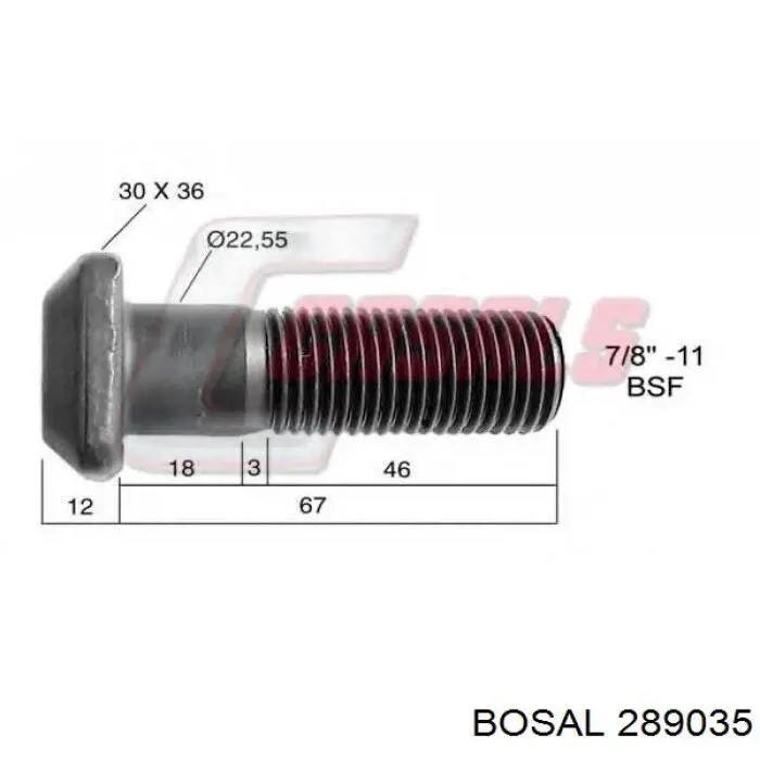 Купити 289035 Bosal Вихлоп