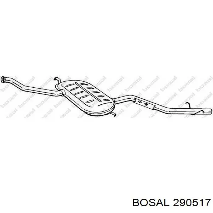 290517 Bosal Середній глушник