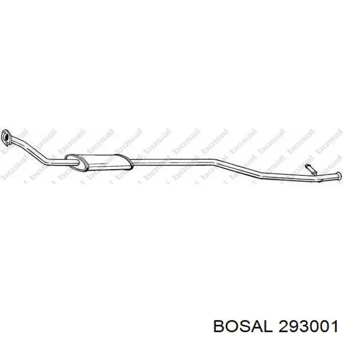 Глушник Bosal 293001 ціна, від 103.65 USD