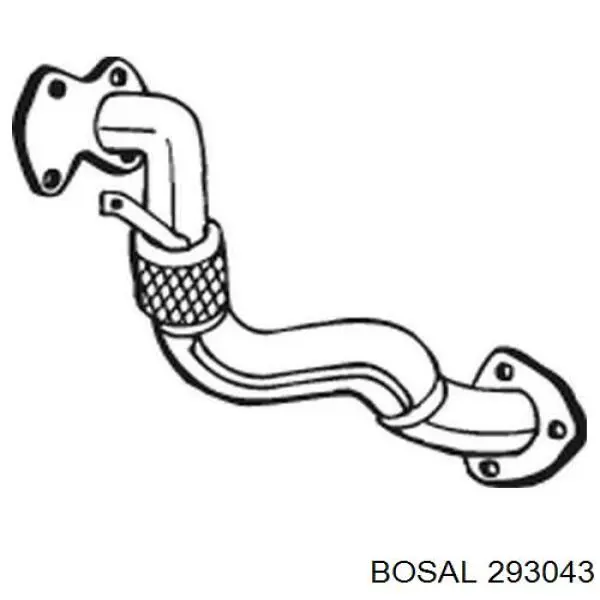 Глушник, передня частина Bosal 293043 ціна, від 39.68 USD