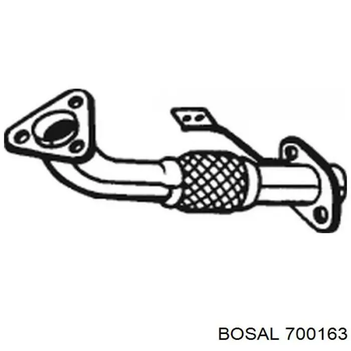 Купити BM50480 BM Catalysts Труба приймальна (штани) глушника, передня